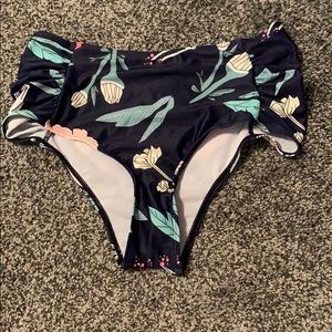 high waisted bikini bottoms